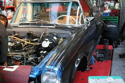 W113 280SL サスペンションリフレッシュ – オールドメルセデスベンツ 